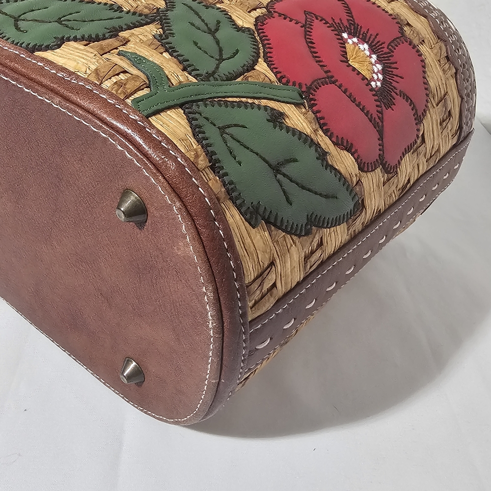 Isabella Fiore Flower Basket Satchel - Picture 10 of 16